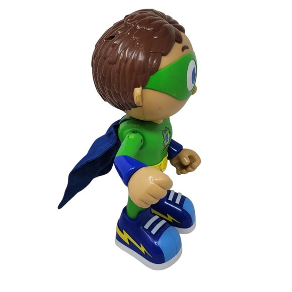 10" Super Why High Flying Whyatt Lights Up Talks Action Figure Rare Works! Toy - Picture 3 of 8